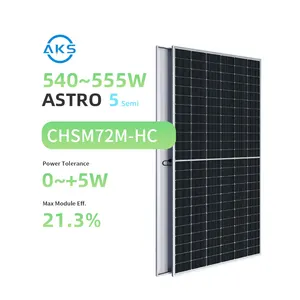 Astronergy 5Semi 540 W 545W 550W 555W Paneles Solares Kit Soler Paneles Batería de 540 vatios Paneles fotovoltaicos para sistema de granja solar