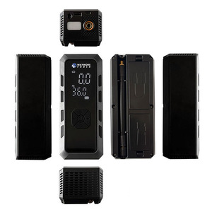 Compresseur d'air - Pompe à air pour pneus de voiture avec manomètre numérique, lumière LED et fonction d'arrêt automatique - Product Image 2