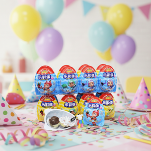 <span class=keywords><strong>Chocolate</strong></span> con Leche Dulce y Divertido, Halal, Personalizado al por Mayor, OEM, para Niños, con Forma de Huevo de Dibujos Animados, con 12 Meses de Duración - Product Image 1