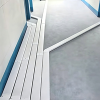 Raccords de ventilation d'air frais CVC les plus vendus, coudes et connecteurs pour conduits plats à alimentation par le sol et conduits d'air à alimentation par le plafond