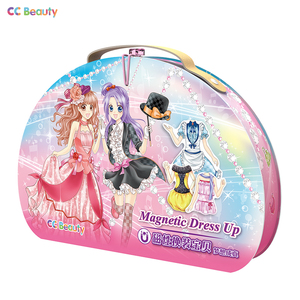 Autocollants magnétiques créatifs pour réfrigérateur, personnalisables OEM/ODM, pour habillage de <span class=keywords><strong>princesse</strong></span>, jouets à coller de dessins animés pour petites filles - Product Image 5