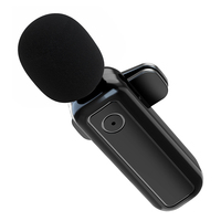 Microphone portable professionnel 2,4 GHz Plug & Play à pince cravate pour enregistrement de podcasts, vlogs, YouTube et TikTok
