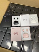 Écouteurs sans fil TWS Pro5S semi intra-auriculaires, étanches IPX5, avec indicateur LED, son stéréo HiFi, pour le sport et le gaming