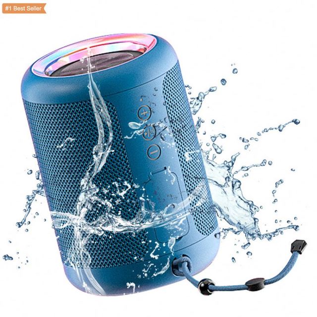 Jumon Woofer for 5.2 Waterproof Speaker with RGB LED IPX6 for Travel Computer Use High Quality Mini Portable