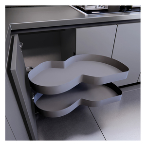 Cabinet Storage Accessories Pull Out Organizer Swing Tray Blind <b>Corner</b> Kitchen <b>Basket</b> Magic <b>Corner</b> Space-Saving Swing Trays - Product Image 1