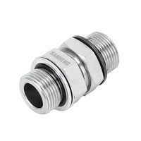 Raccord de transition hydraulique droit en acier inoxydable et acier au carbone Sanheng BSP avec joint torique fileté pour tuyau mâle