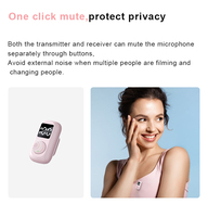 Microphone Lavalier sans fil professionnel système UHF 3 canaux réduction du bruit Portable pour caméra Smartphone Interview