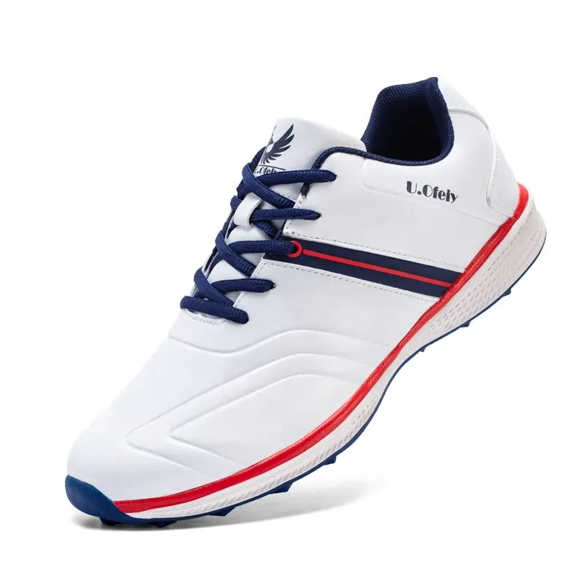 Custom Waterproof Leather Sport Golf Shoes For Men Sneaker Mens Athletic Shoes