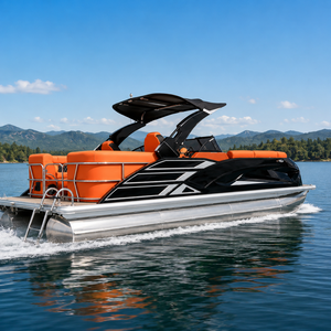 Bateau ponton de luxe Kinocean S22A de 22 pieds, pour la pêche, les fêtes en famille, en aluminium, certifié CE - Product Image 6