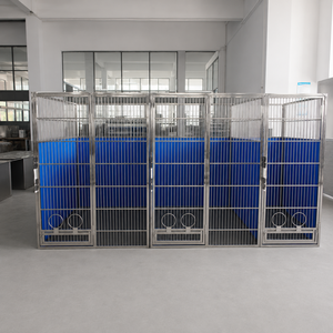 Système de chenil multi-emplacements grande capacité, enclos robuste pour l'abri des animaux, la protection et l'utilisation vétérinaire, chenil empilable - Product Image 1