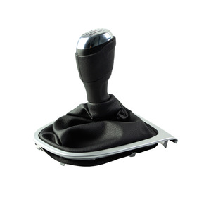 หัวเกียร์เรโนลต์ 5 สปีด หุ้มหนังสีดำเคลือบไฟฟ้า สำหรับรถยนต์เกียร์ธรรมดา อะไหล่ทดแทน รุ่น QZXN-J29 - Product Image 2