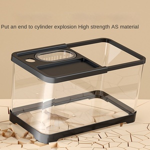 가정용 거실 용 고투과성 금붕어 거북이 먹이 탱크 생태 데스크탑 풍경 바스킹 테이블 PC 소재 - Product Image 2