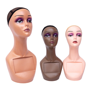 <span class=keywords><strong>Tête</strong></span> de Mannequin <span class=keywords><strong>Professionnelle</strong></span> en PVC <span class=keywords><strong>à</strong></span> Col Long pour Femme, Réaliste, avec Maquillage, pour Présentation de Perruques - Livraison Rapide - Product Image 2