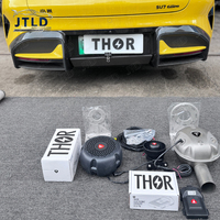 Système d'échappement électronique en métal JTLD THOR ECO Premium, amplificateur de son actif universel pour voitures, haut-parleur STORM simple