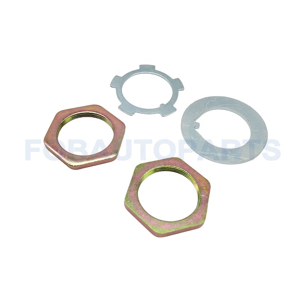 Front Axle Hub Spindle Lock Nut Washer Kit for Toyota T100 1992-1998 4 Runner 1984-1995 43521-60011 4352160011