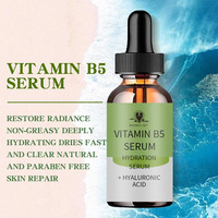 Sérum Anti-âge à la vitamine B5 anti-rides à l'acide hyaluronique éclaircissant d'hydratation de marque privée pour le visage