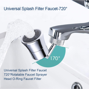 1080 °   Aérateur de <span class=keywords><strong>lavabo</strong></span> rotatif en laiton - Accessoire de robinet pour cuisine/salle de bain - Product Image 3