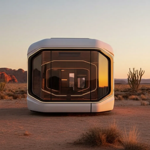 Cápsula Espacial Prefabricada Robusta con Base <span class=keywords><strong>de</strong></span> Hormigón para Resort en el Desierto - Product Image 2