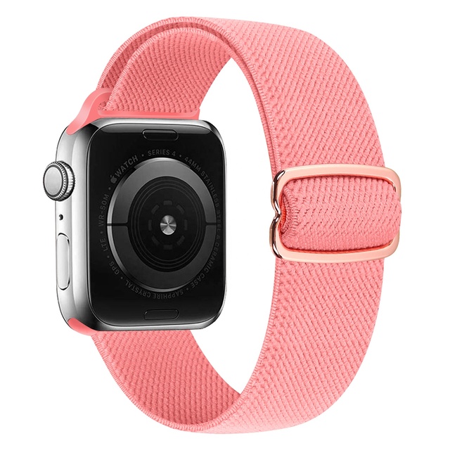 Stretchy Nylon Strap for Smart Watch Bands Nylon Band for Apple Watch 38/40/41mm 45/44/42mm