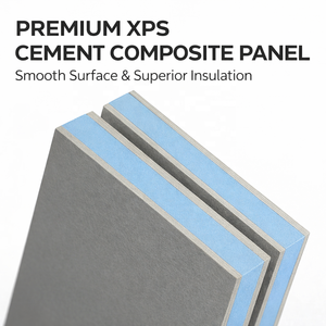 Panneau sandwich en fibres-ciment XPS/EPS à surface lisse OCM <span class=keywords><strong>pour</strong></span> cloison intérieure avec isolation thermique haute densité - Product Image 5