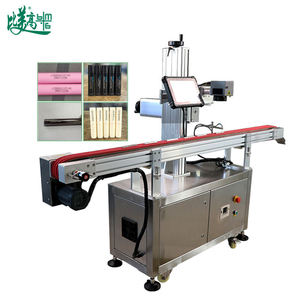 Machine de marquage laser UV personnalisée en usine avec convoyeur exclusif 10W 15W pour stylos d'étude, crayons, crayons à maquillage, crayons à sourcils, marquage de dates - Product Image 6
