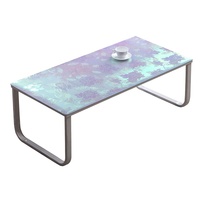 Set de table géométrique en PVC RNPT, motif losanges arc-en-ciel aquatique, pour la décoration de restaurants et d'hôtels