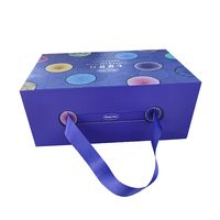 Boîte d'emballage pour gâteaux en plastique de qualité alimentaire STPP avec insert, pour emballage cadeau de biscuits, avec séparateur en PVC, design exquis
