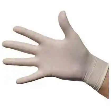 Guantes de látex sin polvo Guantes médicos de látex desechables Guantes médicos de látex M 4,5G para hospital al por mayor