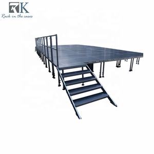 Scène de mariage, podium, événement en plein air, spectacle, concert, scène portable en aluminium et en bois pour concert - Product Image 1