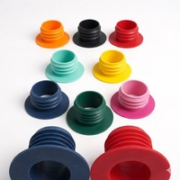 Garniture en silicone de qualité alimentaire pour chicha, embout souple en silicone, garniture en silicone personnalisée, flexible, multicolore, résistante aux hautes températures