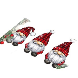 Tapis d'entrée carré en velours cristal pour Noël, style dessin animé, résistant à la saleté, facile d'entretien, pour Amazon (vente transfrontalière) - Product Image 5