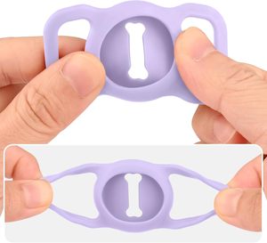 Support de collier pour AirTag en silicone imperméable, étui de protection pour Apple AirTag, anti-perte, traceur GPS pour chiens et chats - Product Image 3