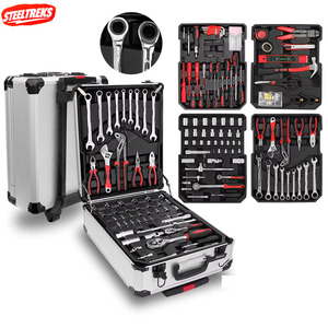 187 Pieces Handmade OEM Large Convenient Portable Tool Bag Easy to Carry Car Repair Ratchet Steel Wrench Set - Product Image 3