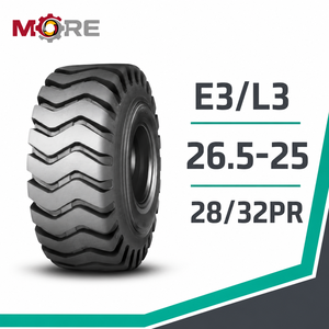 ยาง OTR ขนาด 26.5-25 ลาย E3/L3 28PR 32PRC สำหรับงานเหมือง ก่อสร้าง รถตักดิน รถดันดิน ยางสำหรับงานหนักนอกถนน - Product Image 1