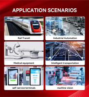 Panel Industrial de 17 Pulgadas PC Red Dual J1900 8G-128G DDR3 RAM IP65 Pantalla Táctil Barato Computadora Integrada I5 para Montaje en Pared