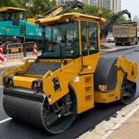 XD105TC Rouleau vibratoire tandem 10 tonnes, largeur de travail 2135 mm, 125 kW, compacteur d'asphalte à double tambour pour la construction routière