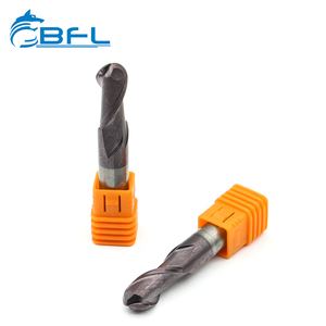 BFL-Herramientas de fresado de carburo sólido, cortador de tela de cobalto, acero inoxidable, punta de bola de 2 <span class=keywords><strong>flauta</strong></span>, 8mm, molino de extremo de hélice - Product Image 6