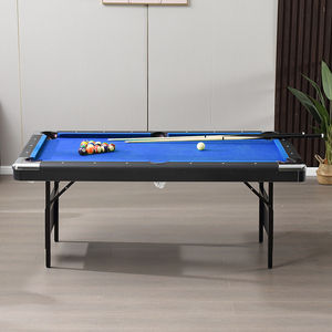 Precio de fábrica, mesa de billar plegable de 7 pies, mesa de juego de billar de 84 ", mesa de billar plegable, fácil de instalar, color azul de la TP-7636 - Product Image 3