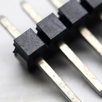 Échantillons gratuits 3.96mm hauteur de pas 3.2mm Positions 02p-20p connecteur droit en plastique à une rangée pour carte PCB