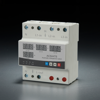 Dispositif de protection intelligent avec fonction de sélecteur de phase automatique, protection contre les surintensités et les surtensions, et commutateur de transfert.