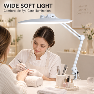 Lámpara LED UV de belleza con diseño de cabeza de tiburón, plegable y ajustable, para uñas, pestañas, tatuajes, estudio, protección ocular, salón - Product Image 4
