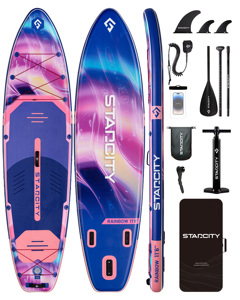P.F. Premium Quality Sup Gonfiabile 11'6"x35"x6'' Paddle Board <b>Inflatable</b> Stand up With Accessories SC12 <b>Inflatable</b> Design Easy - Product Image 1