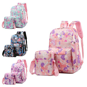 Mode 3 en <span class=keywords><strong>1</strong></span> sacs à dos scolaires 3 pièces <span class=keywords><strong>étudiant</strong></span>s sac d'école ensemble sac à dos avec sac de messager et étui à crayons - Product Image 1