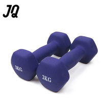 Équipement de gymnastique à domicile ensembles d'haltères en caoutchouc hexagonal durables réglables de 2kg à 10kg en plastique fonte et acier