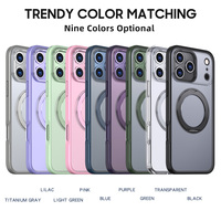 Nouvelle coque de téléphone antichoc pour iPhone 17 16 15 Pro Max 14 13 Pro avec chargement magnétique et béquille réglable