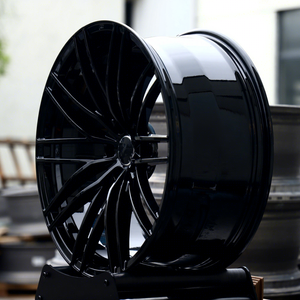 Jantes en alliage d'aluminium forgé <span class=keywords><strong>ABT</strong></span> 10Y, <span class=keywords><strong>18</strong></span>, 19, 20, 21, 22 pouces, noir brillant, 5x112, pour Audi C8 <span class=keywords><strong>RS6</strong></span>, Audi C7 RS7, Audi B9 RS4, VW - Product Image 4