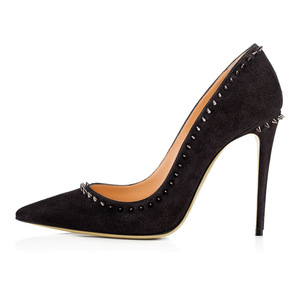 Escarpins à talons hauts pour femmes avec clous, bout pointu 12 cm, collection Printemps 2026, grandes tailles 34-46 - Product Image 5