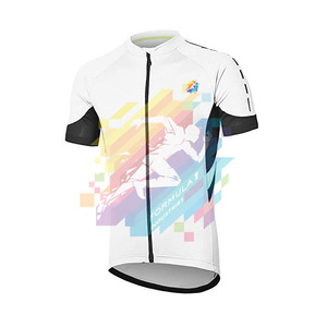 Maillot de cyclisme pour hommes, respirant et personnalisé avec fermeture éclair, nouvelle collection, - Product Image 1