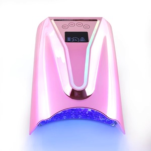 Nouvelle Lampe à Ongles UV LED Sans Fil 2026 Couleur Sirène Professionnelle Puissante 128W Rechargeable Séchoir à Gel Automatique en Plastique sur Batterie - Product Image 1