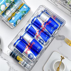 Hộp Đựng Lon Soda Cuộn Tự Động Trong Suốt Hai Lớp Bán Chạy Hộp Đựng Lon Cola Nâng Tủ Lạnh - Product Image 5